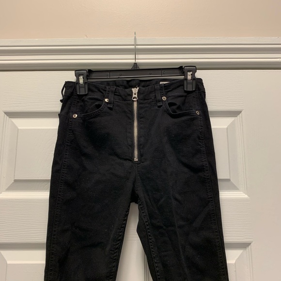 rag & bone Nina High Waist Ankle Skinny Jeans (No Fade) - Picture 3 of 3